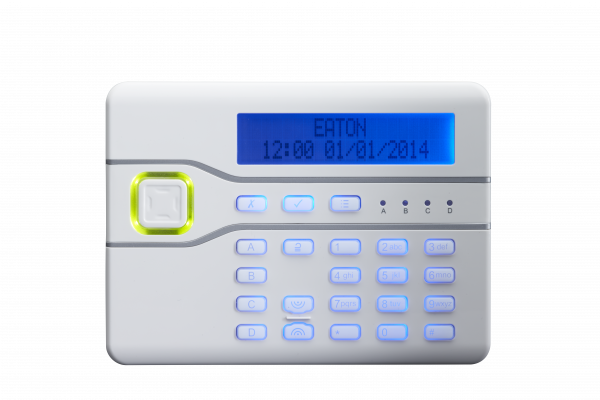 Wired keypad with built-in proximity reader